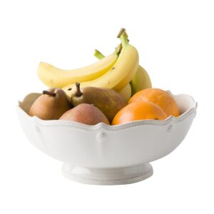 Scalloped Edge Footed Bowl