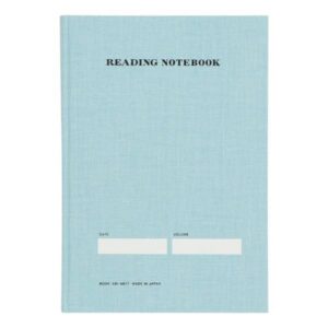 blue reading journal