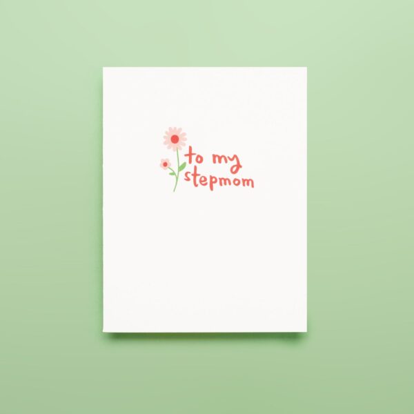 Handcrafted Floral Greeting Card - Image 2