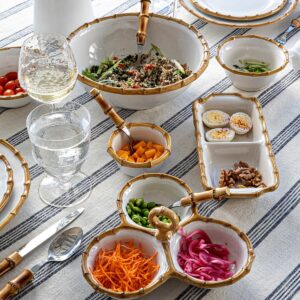 Natural Bamboo Serving Bowl