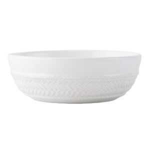 Whitewash Basketweave Bowl Set/4