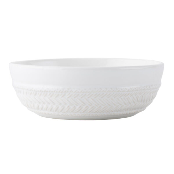 Whitewash Basketweave Bowl Set/4