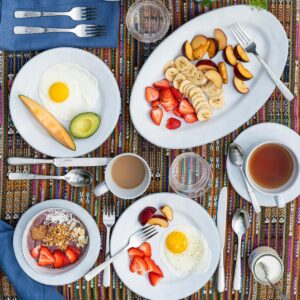 Daily 15" Oval Platter | White Finish