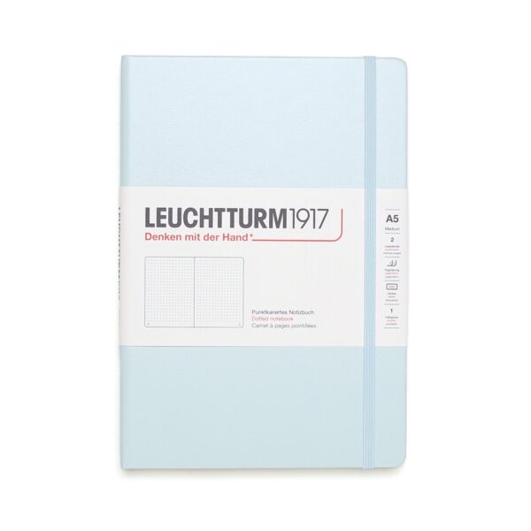 mint green hardcover a5 medium notebook