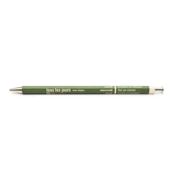 Olive Green Hexagon Ballpoint Pen