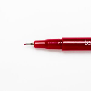 burgundy pen