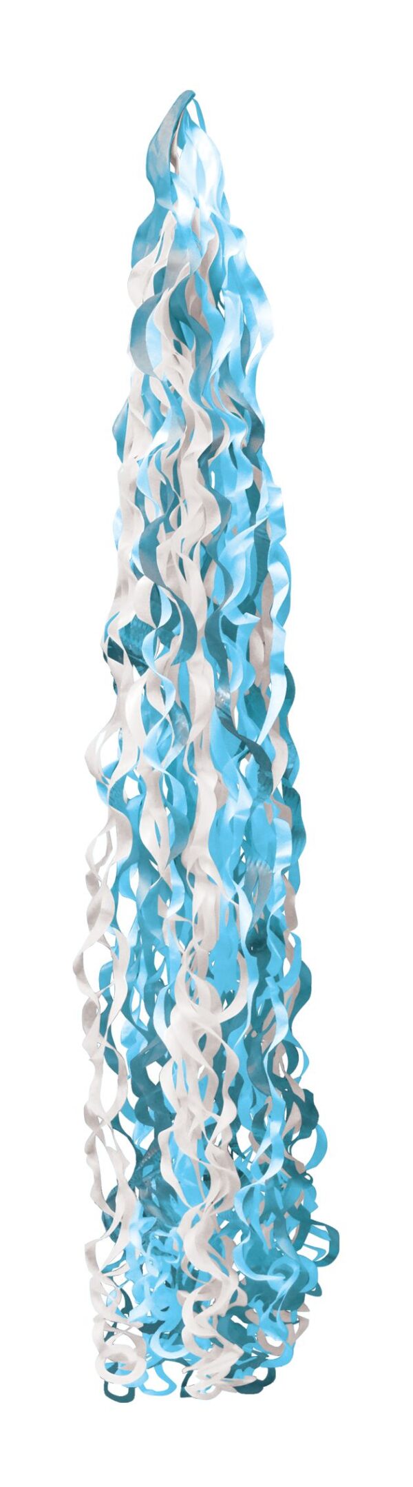 light blue decorative balloon tail