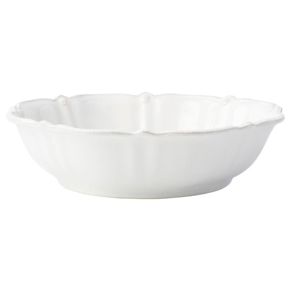 Large Whitewash Serving Bowl