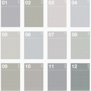 modern wall planner grey