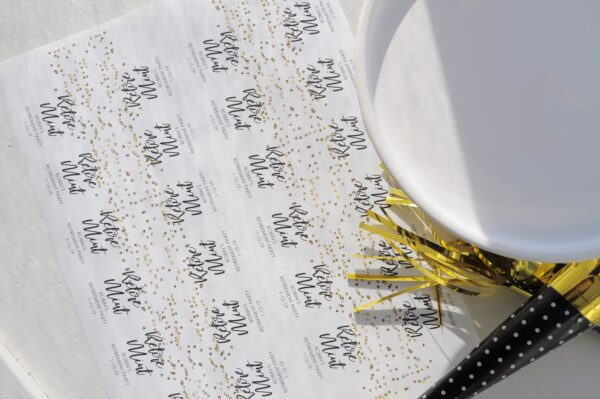 retirement party mint favor labels - Image 2