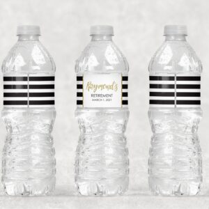 Retirement Party Drink Labels Set