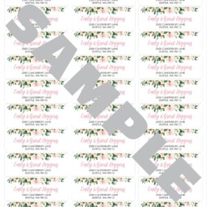 address labels return address stickers custom address labels mailing labels envelope seals set of 61