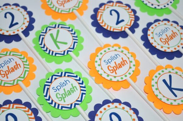 Birthday Party Favor Stickers Set - Image 2