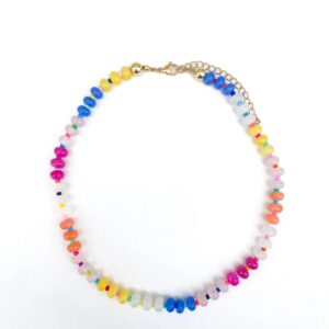 Rainbow Gemstone Necklace