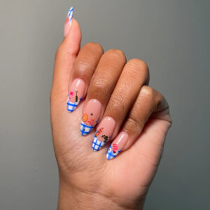 cityscape nail art stickers