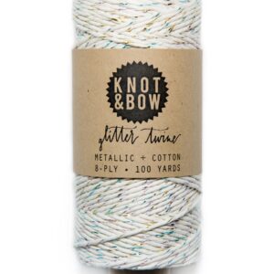 glitter prism twine roll
