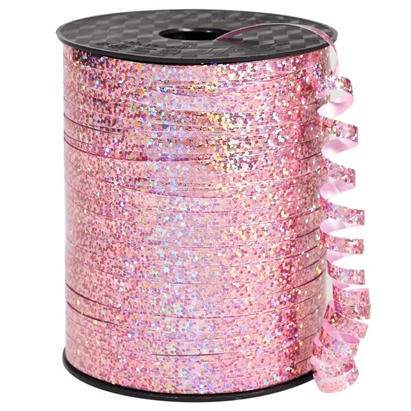 Iridescent Pink Curling Ribbon