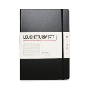 Hardcover Composition Notebook B5 Black Ruled
