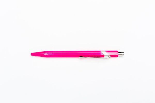 Hexagonal Metal Ballpoint Pen Pink