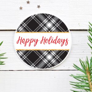 holiday sticker labels set