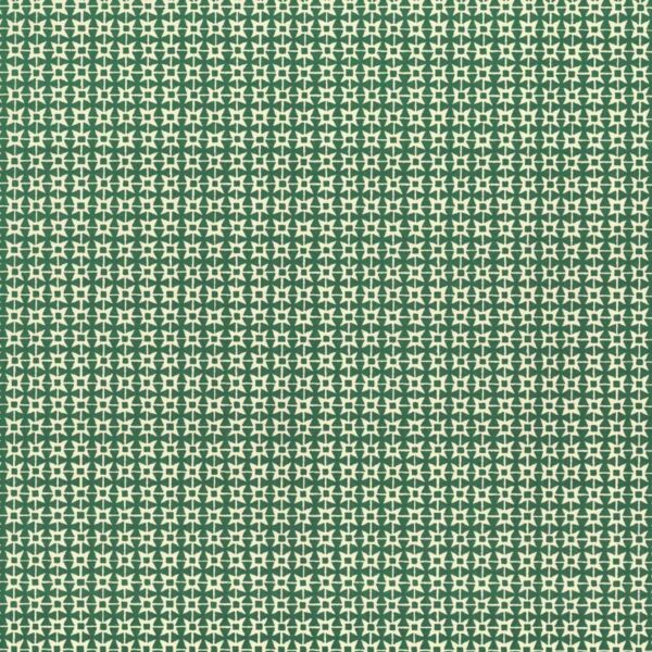 green jagged star design paper