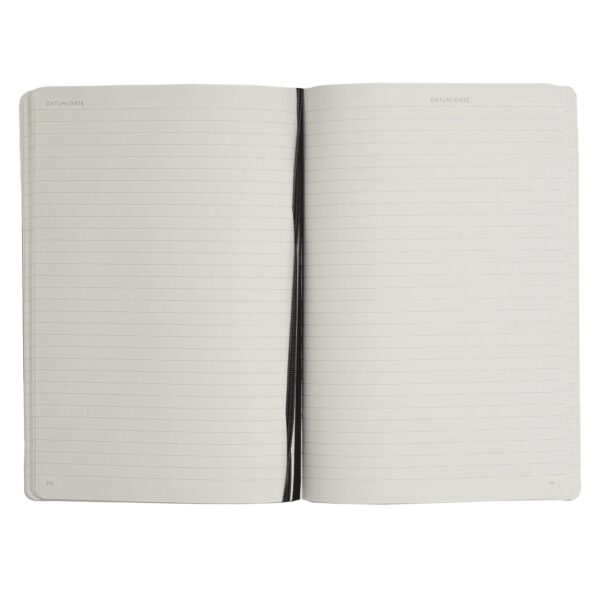 Softcover Medium Notebook A5 Black - Image 2